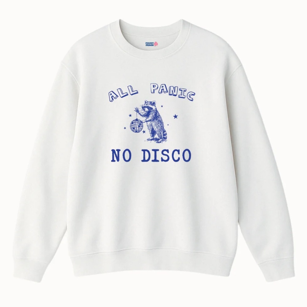 BN Peachy Peach All Panic No Disco Sweatshirt